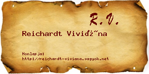 Reichardt Viviána névjegykártya